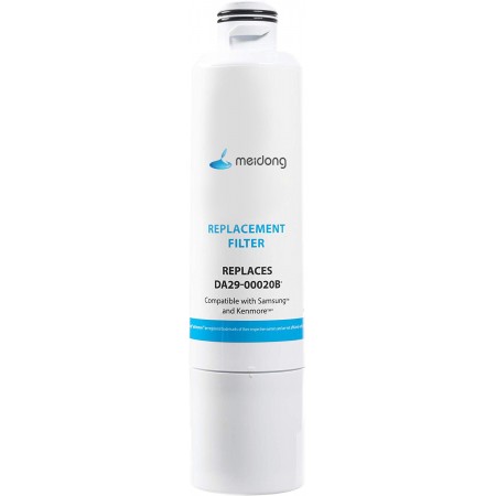 Samsung DA29-00020B Water Filter Replacement. Compatible Samsung Models: DA29-00020B-1, DA29-00020B, Haf-Cin/Exp, RF263BEAESR, RF28HMEDBSR, RF4287HARS, RF28JBEDBSG, Many More Samsung Models -Meidong